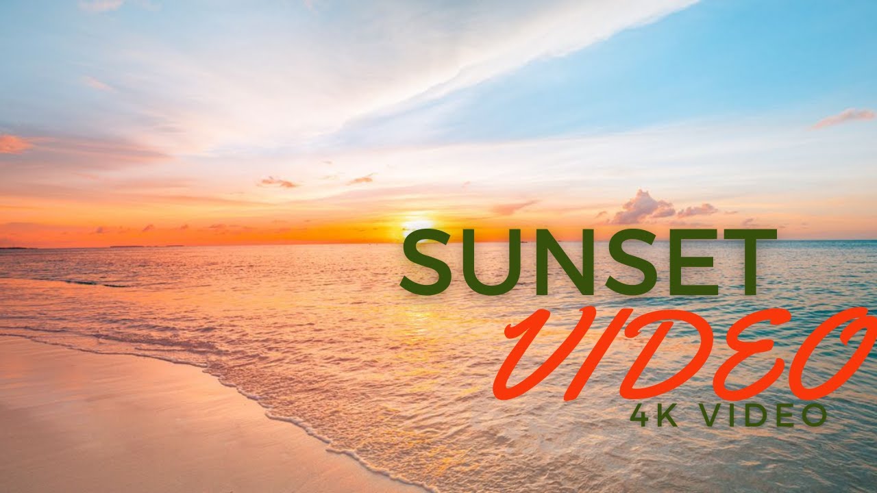 Beautiful Sunset 4k Video L Nature Lover Youtube