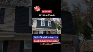 Mansard roof repair must be installed properly #roof #mansard #sales #entrepreneur #storm #felt