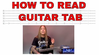 How to Read Guitar Tab | The Basics | Steve Stine Beginner Guitar Lessons
