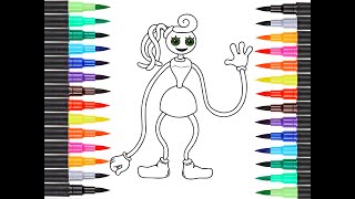 Mommy Long Legs Coloring Pages ( Poppy Playtime ) Syn Cole - Need Ya [NCS Release]