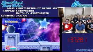 Kirby's Return to Dream Land :: Speed Run Live (2:58:58) by Kirbymastah #SGDQ 2013 [Wii]
