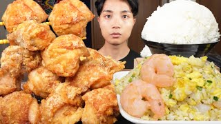 大物YouTuberに動画パクっていただけた唐揚げ炒飯ごはんセットを食べて本心を暴露します