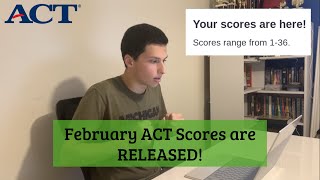 2021 ACT SCORE REACTION + Advice