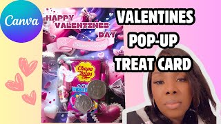 DIY A4 Pop-Up Treat Card for Valentine’s Day  | Easy Canva Template Tutorial