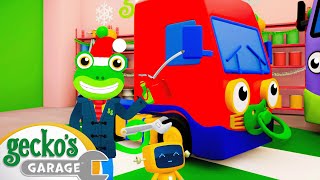 Snowed In at Gecko’s Garage (Christmas Special V4) | Baby Truck | Gecko's Garage | Kids Songs