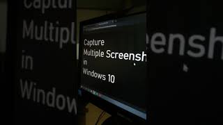 Easy way to Capture Multiple Screenshots at a time in Windows 10. Check it out in the channel below