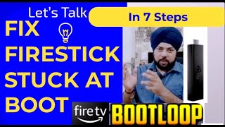 Firestick STUCK on FIRE TV LOGO | Boot Loop | How to Fix it in Hindi