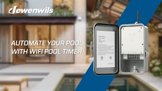 Introducing the DEWENWILS 240VAC Pool Pump Timer: The Ultimate Outdoor Smart WiFi Box - HOWT01F