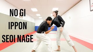 No Gi Judo Ippon Seoi Nage