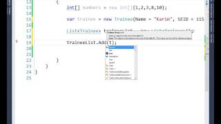 02 Object and Collection Initializer