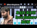 raja rani telugu movie love failure piano bgm @HARSHAPIANO