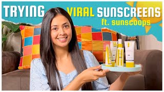 Is Sunscoop Sunscreens☀️ a hit or a miss💁🏼‍♀️ | Truth behind these Viral Sunscreens ✅