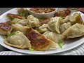 Japanese Chicken Gyoza Dumplings 🥟 🇯🇵  قيوزا الدجاج ، الدامبيلنج الياباني