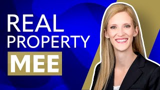 Real Property Highly Tested Issues (Multistate Essay Exam Topics)