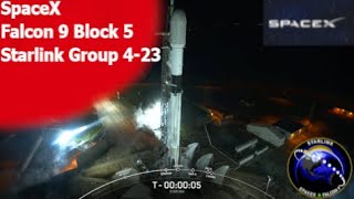 SpaceX Falcon 9 Block 5  Starlink Group 4-23 #Shorts