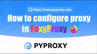 PYPROXY|How to configure proxy in FoxyProxy？