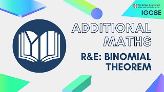 CIE IGCSE Additional Maths: Binomial Theorem