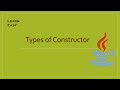 Learn Java Constructor Types | EasyTechCode
