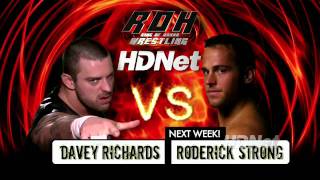 Davey Richards vs. Roderick Strong - ROH on HDNet 8/16/10