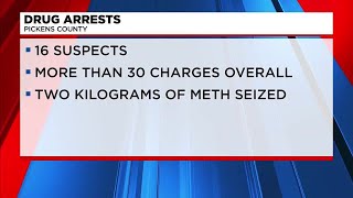 16 suspects arrested in drug bust