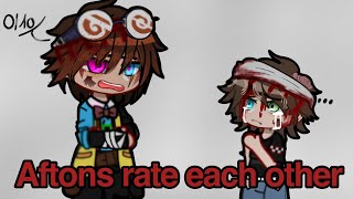 Aftons rate each other // Gacha Meme [Fnaf] Afton family