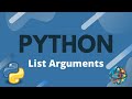 Python Tutorial Ep. 20 - Lists as Arguments