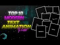 Top 10 New Text Animation Preset In Alight Motion | Text Presets | alight motion text animation