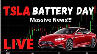 Tesla Battery Day 🔴LIVESTREAM Event