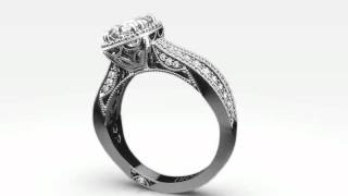 Tacori 2641CUP Diamond Engagement Ring