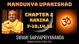 21. Mandukya Upanishad | Chapter 2 Karika 7-10, 14, 15 | Swami Sarvapriyananda