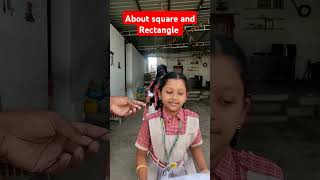 About Square and Rectangle #square #rectangle #school #education #maths #schooleducation 🌈😍