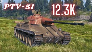 World of Tanks PTV-51   12.3K Damage