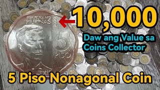 5 PISO NONAGONAL COIN YEAR 2020