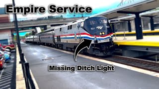 Broken Ditch Light - Empire Service Locomotive 707 - Oops!