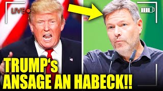 🚨VOR 1 MINUTE: Donald Trump’s BRUTALE LETZTE DROHUNG An Robert Habeck!