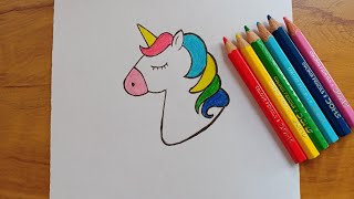 How to draw cute unicorn ||unicorn drawing||drawing tutorial || pencil sketch ||draw unicorn easy||
