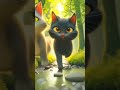 you won t believe a little cats saves an injured hunter hunter person cartoon shorts animation