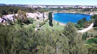 Lac du Crès filmé avec un drone