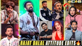 Reaction on Trending Attitude edits 🔥 |  Rajat Dalal Evicted😱