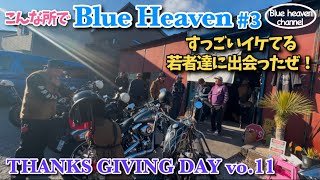 【ハーレー】こんな所でBlue Heavenイケてる若者達に出会ったぜ！これは必見！