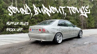 Lexus Is200 Sound, Burnout, Touge