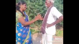 தாத்தா வயது ஆணுடன் டூயட் பாடும் இளம் பெண்!