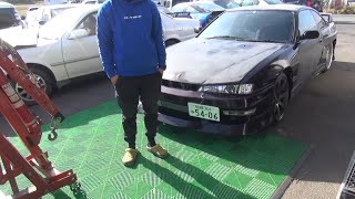 【S14シルビア】エンジン・ミッションマウント交換【Y君①】