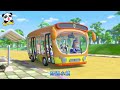 公車的輪子轉呀轉 the wheels on the bus 熱門經典兒歌 kids song 童謠 動畫 卡通片 babybus 寶寶巴士