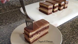 Chocolate Cake Recipe With Mascarpone Filling | Medovo-čokoládový Zákusok #cake #cakerecipe