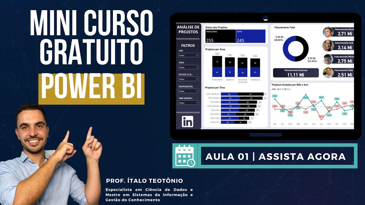 Mini Curso Gratuito De Power BI - Aula 01 - YouTube