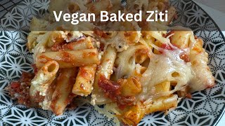 Baked Ziti #veganrecipes #bakedpasta #bakedziti #recipe