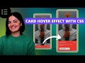 CARD INFORMATION REVEAL ON HOVER WITH CSS - Elementor Wordpress Tutorial Flex Container