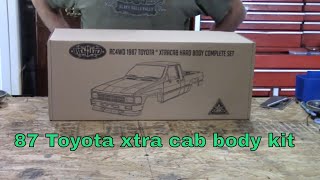 The RC4wd Toyota xtra cab body set