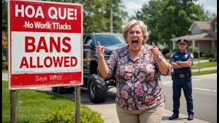 HOA Karen Bans My Work Truck from My Own Driveway—So I Bought a Billboard Shaming Her!